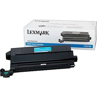 Cyan lasertoner - Lexmark N0768 - 14.000 sider
