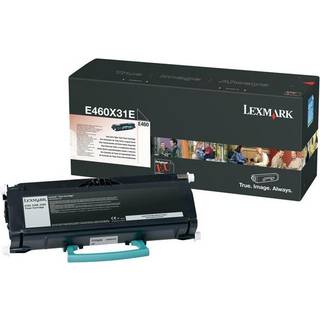 Lexmark E460X31E Toner Black - Lasertoner Sort