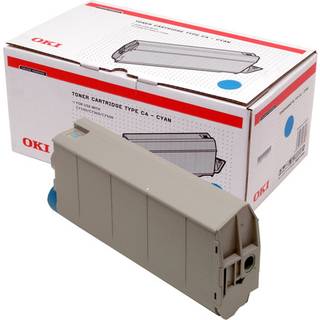 WL Cyan Toner 10000 sider O7100C Erstatter 41963007