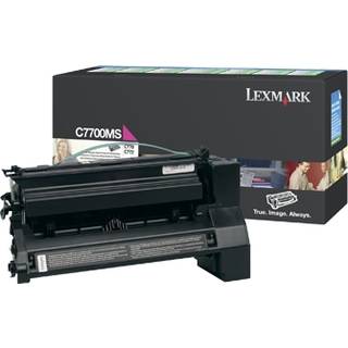 Lexmark Tonerkassette magenta 6.000 sider return C7700MS