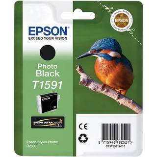 Epson T1591 Ink Cartridge - Black - Blækpatron Foto sort