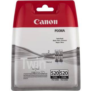 2932B012 CANON PGI-520BK INK TANK BLACK TWIN PACK FOR PIXMA IP3600