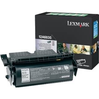 Lexmark Tonerkassette sort 20.000 sider, høj kapacitet, return 12A6835