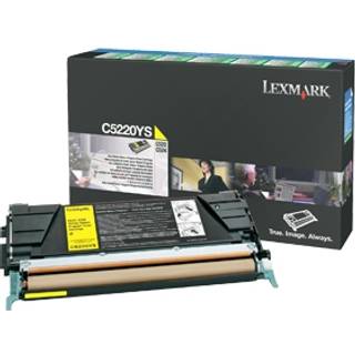 Lexmark Tonerkassette gul 3.000 sider return C5220YS