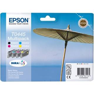 Kompatible blækpatroner Epson T0441 - T0444, 4 stk. rabatpakke 72,8 ml