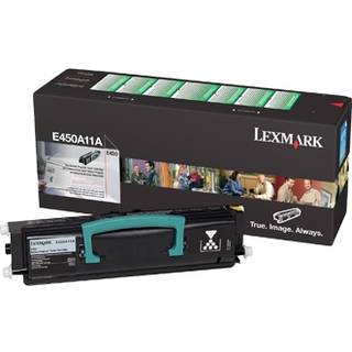 Sort lasertoner E450A - Lexmark - 6.000 sider