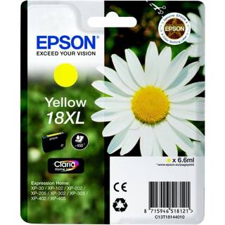 Epson blækpatron Claria Home 18XL Gul - På lager i butik