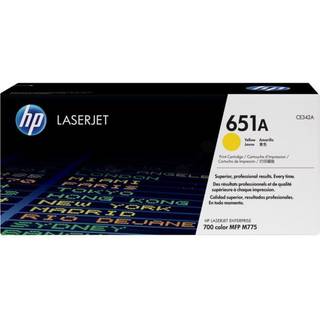 HP 651A / CE342A Yellow Toner - Lasertoner Gul