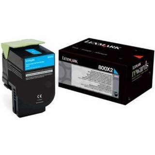 80C0X20 LEXMARK 800X2 TONER CARTRIDGE CYAN 4K FOR CX-510DE MFP