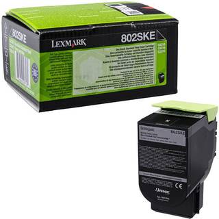 Lexmark 80C2SKE Black Toner - Lasertoner Sort
