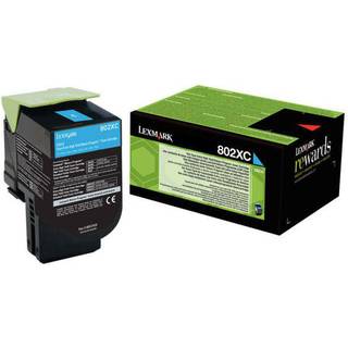 80C2XC0 LEXMARK 802XC TONER CARTRIDGE CYAN RP 4K FOR CX-510DE MFP