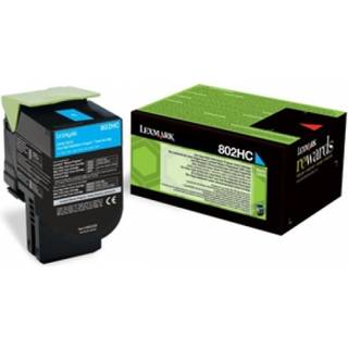 Lexmark Lexmark 802HC Tonerkassette Cyan 80C2HC0