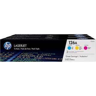 HP 126A original Multipack tonere CF341A