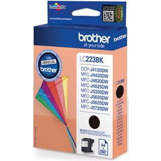 BROTHER LC223BK Sort Ink 550pgs