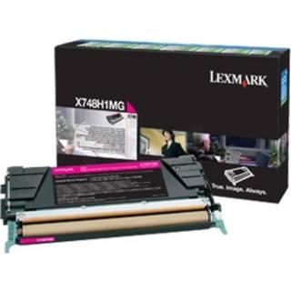 Lexmark X748H3MG Magenta Lasertoner, 10.000 sider