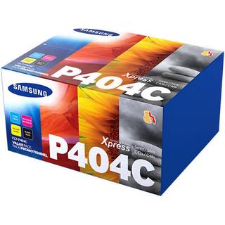 HP Samsung SU365A / CLT-P404C 4-Pack (Black Yellow Cyan Magenta) - Lasertoner Cyan