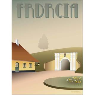 Tilbud: Spar 40% - Fredericia Byporten - Plakat 50x70 cm fra ViSSEVASSE