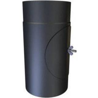 Metalbestos 130 mm længde 250 mm m/renseklap sort røgrør