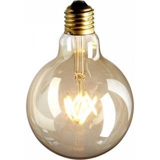 Outlet: Gylden Trapez LED Globepære, dæmpbar, E27, 3W, 2200K, RA90