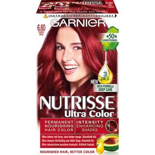 Permanent hårfarve 6.60 Fiery Red m. balsam (På lager i varehus)