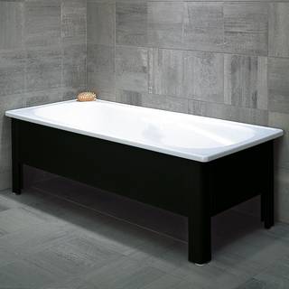Badekar Svedbergs Emalje 1500 mm Sort