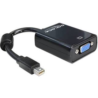 Delock Mini Displayport 1.2 til VGA - Sort
