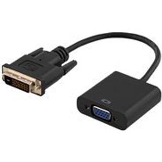 DVI-D til VGA adapter - Guldbelagt - 15 cm