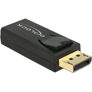 Delock Adapter DisplayPort han til HDMI hun 4K, Aktiv - Sort