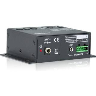 VIVOLINK Audio amplifier 2x20W (Class-D), 2 line & 1 MIC - (Fjernlager - levering  2-4 døgn!!)
