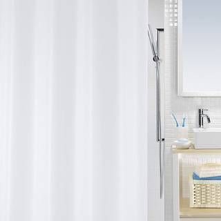 Badeforhæng 180-200cm. bio hvid