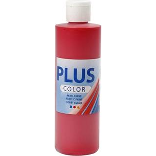 Plus Color Hobbymaling 250ml - Crimson Red
