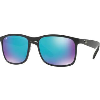 Ray - Ban Mand RB4264 601SA1 Solbriller Injiceret Sort Blå Firkantet Polariseret