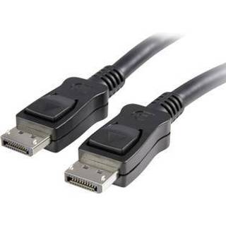 MANHATTAN Displayport kabel 1 m sort DP han DP hun Polybag