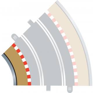 Scalextric Radius 2 Inner Borders (For C8206) 4 STK. [Levering: 1-2 dage]