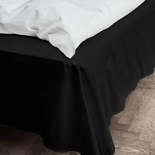 Percale Fladt lagen sort 150x250 cm