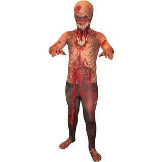 Morphsuits Kids Exploding Guts Zombie Monster Costume-Stor 4'-4'6 / 10-12 år