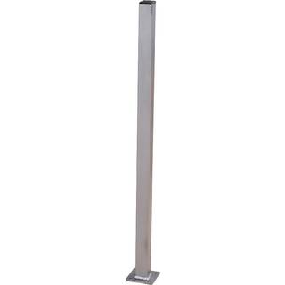 Plus stålstolpe 4,5x4,5 cm med fod 132 cm