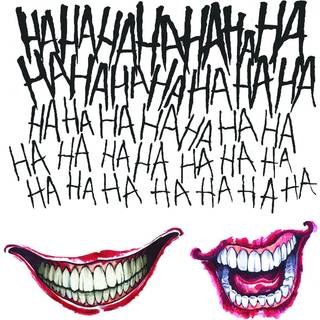 Suicide Squad Joker Tattoo Set 3-tlg.