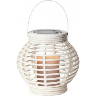 Star Trading - Solar Cell Lighting - Solar Cell Lighting Rotang - White - 16 cm