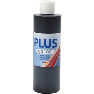 Plus Color Hobbymaling | 250 ml | Black
