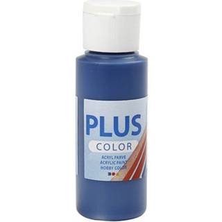 Plus Color Hobbymaling Marineblå 60ml - Hurtigtørrende