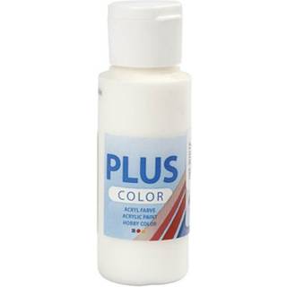 Plus Color Hobbymaling Råhvid 60ml - Hurtigtørrende