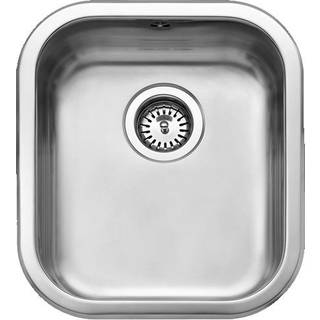 Juvel A400 stålvask med strainer 460x400 mm