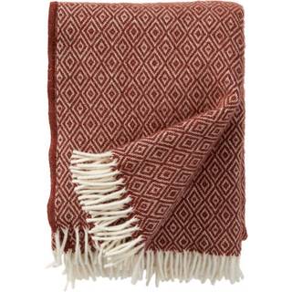 Klippan Yllefabrik Stella Plaid 130x200 Cm Rust - Plaider & Tæpper Lammeuld Orange - 202210