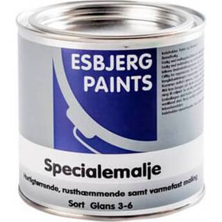 EFAmetal varmefast specialemalje, sort, glans 3-6 - 0,75 liter