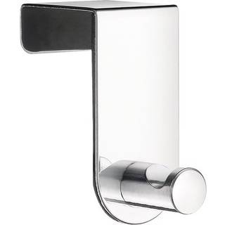 Beslagsboden dørkrog, 80 x 40 mm, poleret rustfrit stål