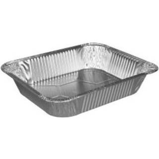 Alu Grillbakke med rullekant, aluminium, 1/2 GN, 3600 ml - 10 stk.pakke ✓ På lager - klar til levering og afhentning