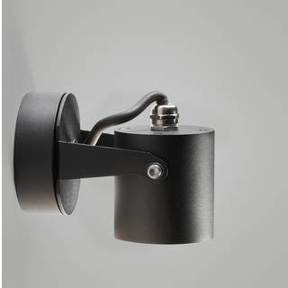 City 1 udendørs spot sort 6w led