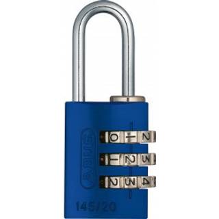 Hængelås med kode / kombinationslås ABUS 145/20, Ø3 mm, rød