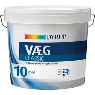 Dyrup væg 10 classic 4,5l hvid
